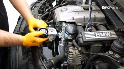 How To Replace The Serpentine Belt, Tensioner, & Idler Pulley On A BMW N52 Engine