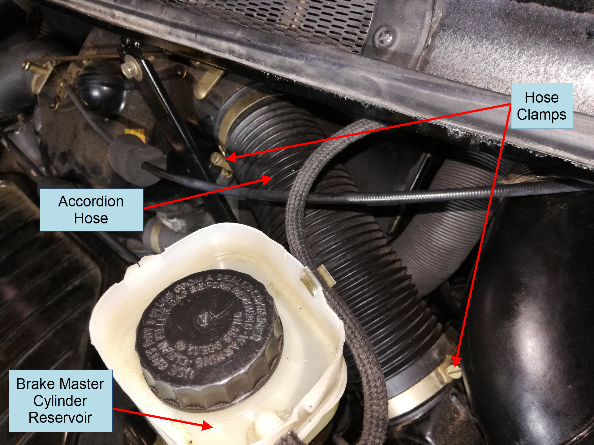 Air-cooled Porsche 911 windshield washer nozzle replacement