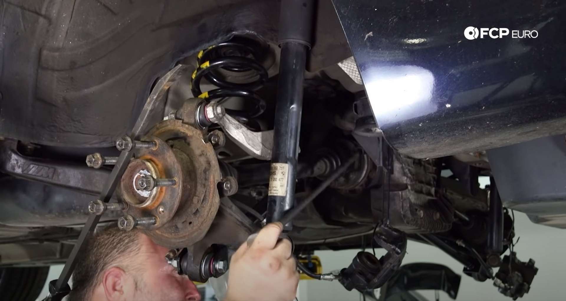 DIY E46 BMW M3 Rear Subframe Refresh Part 3 torquing the axle bolts