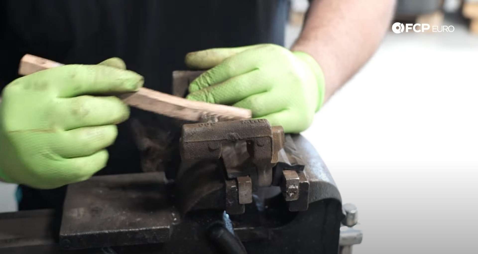 DIY BMW F30 Rear Brake Service cleaning the caliper bracket