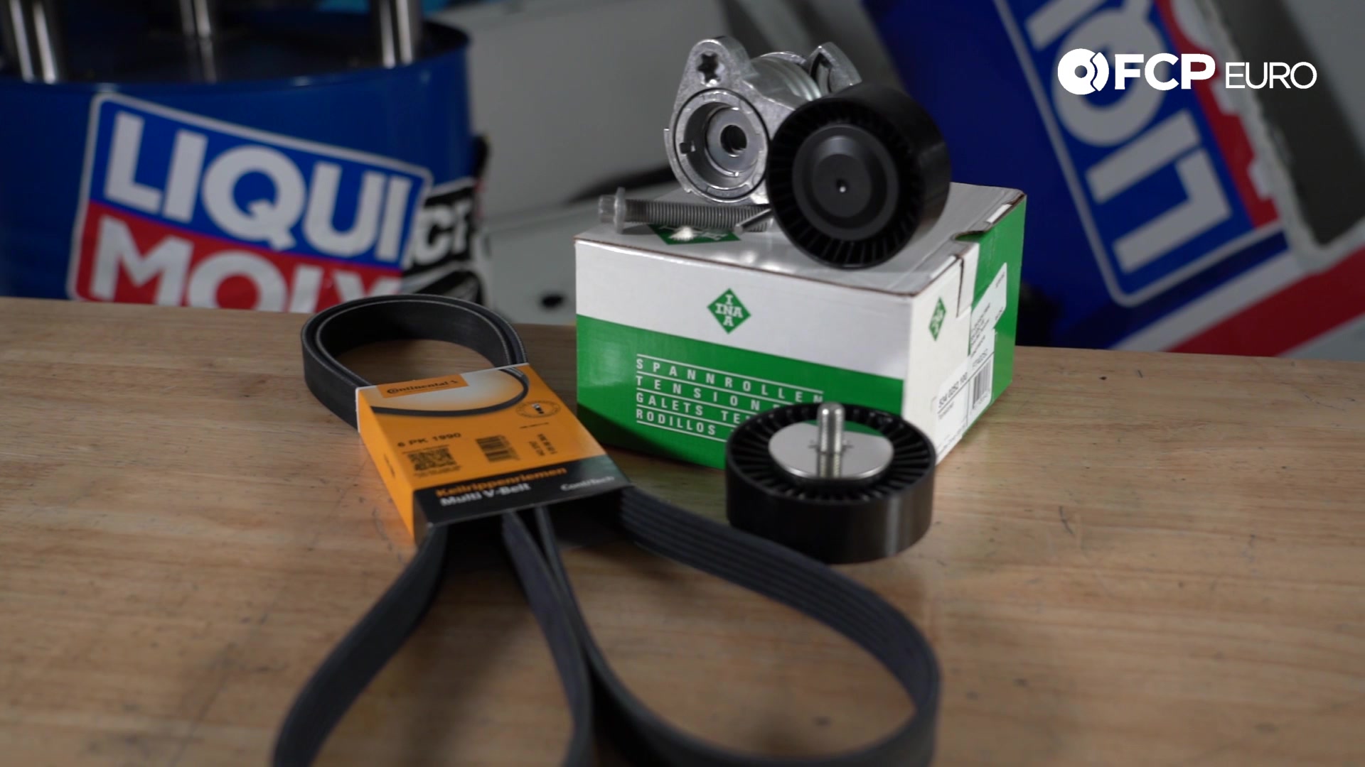 BMW Accessory Drive Belt Kit Closeup