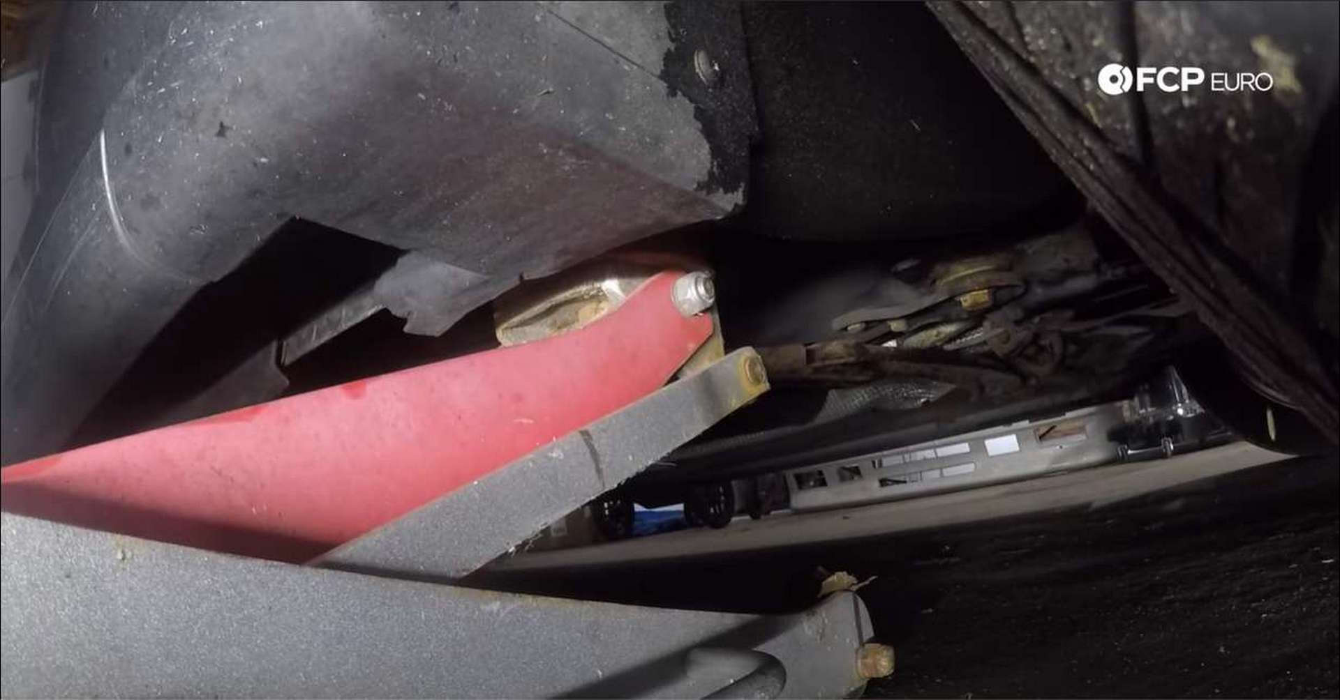 DIY Volvo Front Brakes jack point]