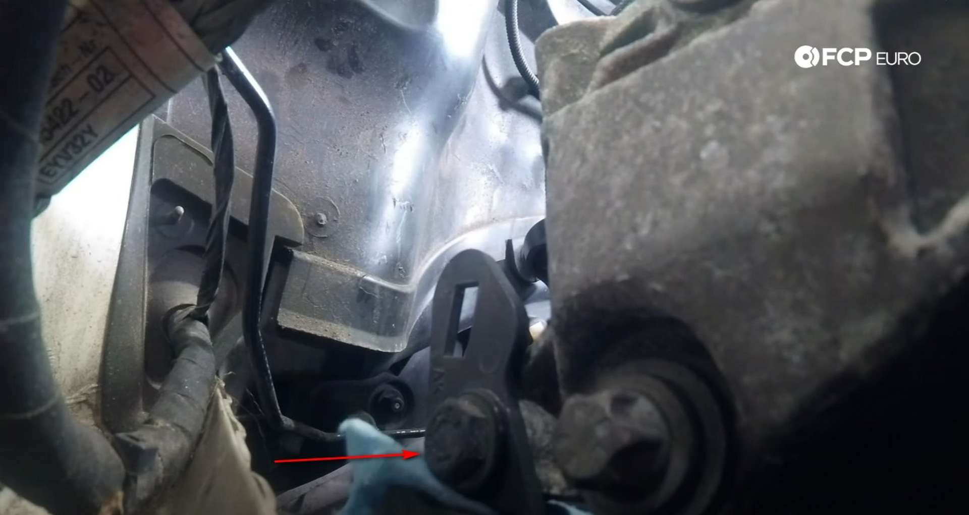 DIY MINI R56 Timing Chain Replacement wiring harness bolts