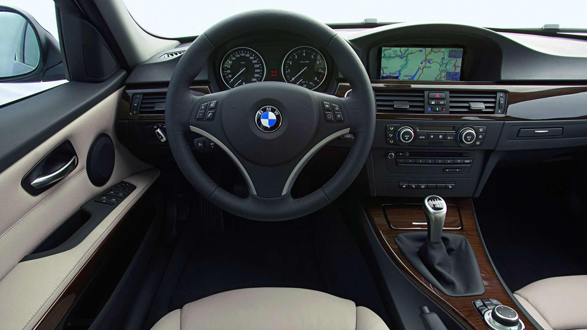Cheap European Luxury Vehicles BMW E90 interior view