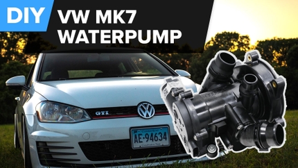 How To Replace The Water Pump And Thermostat Housing On A MK7 Volkswagen GTI (Beetle, Jetta, & Porsche Macan)