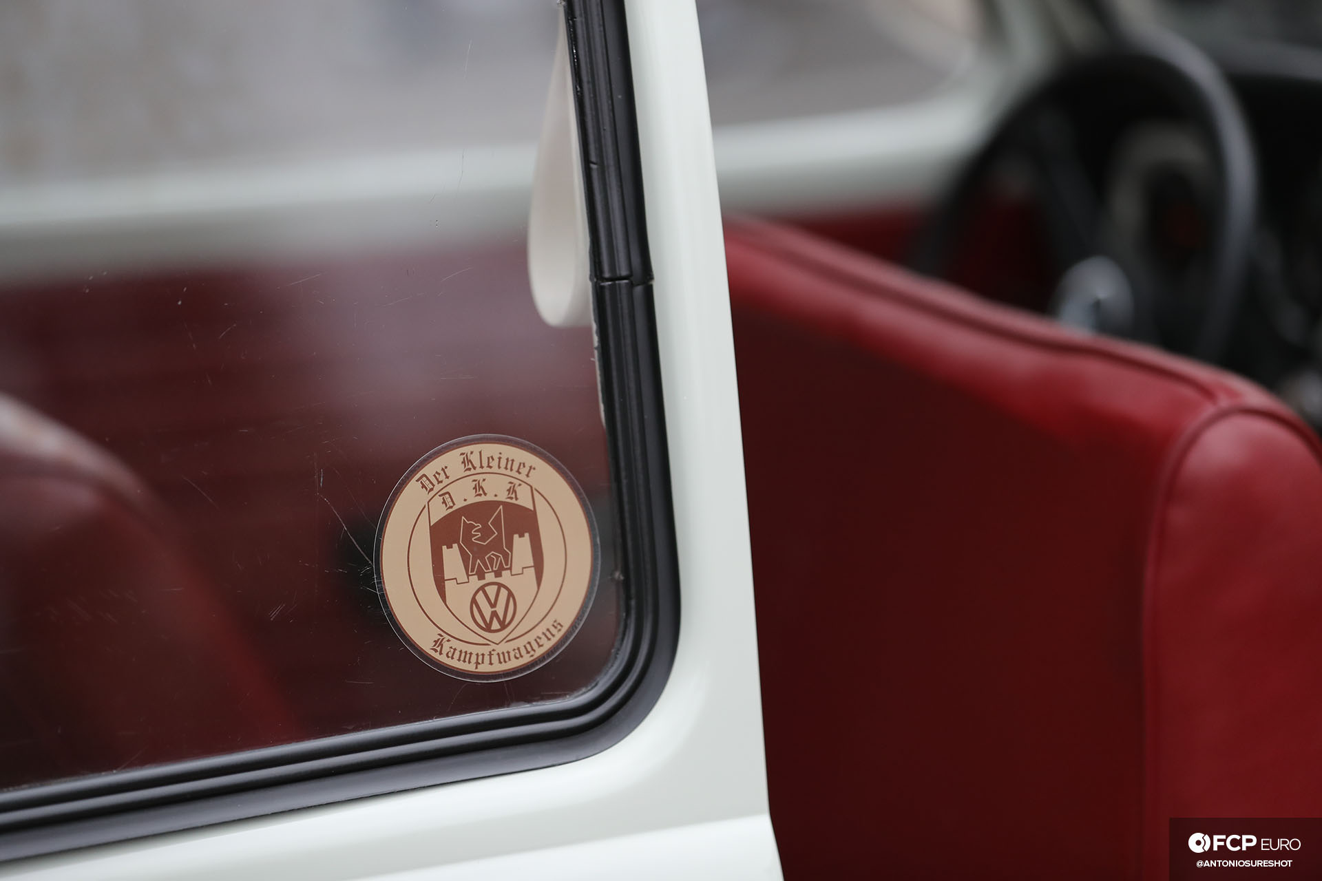 Volkswagen Beetle Der Kleiner Kampfwagens Decal