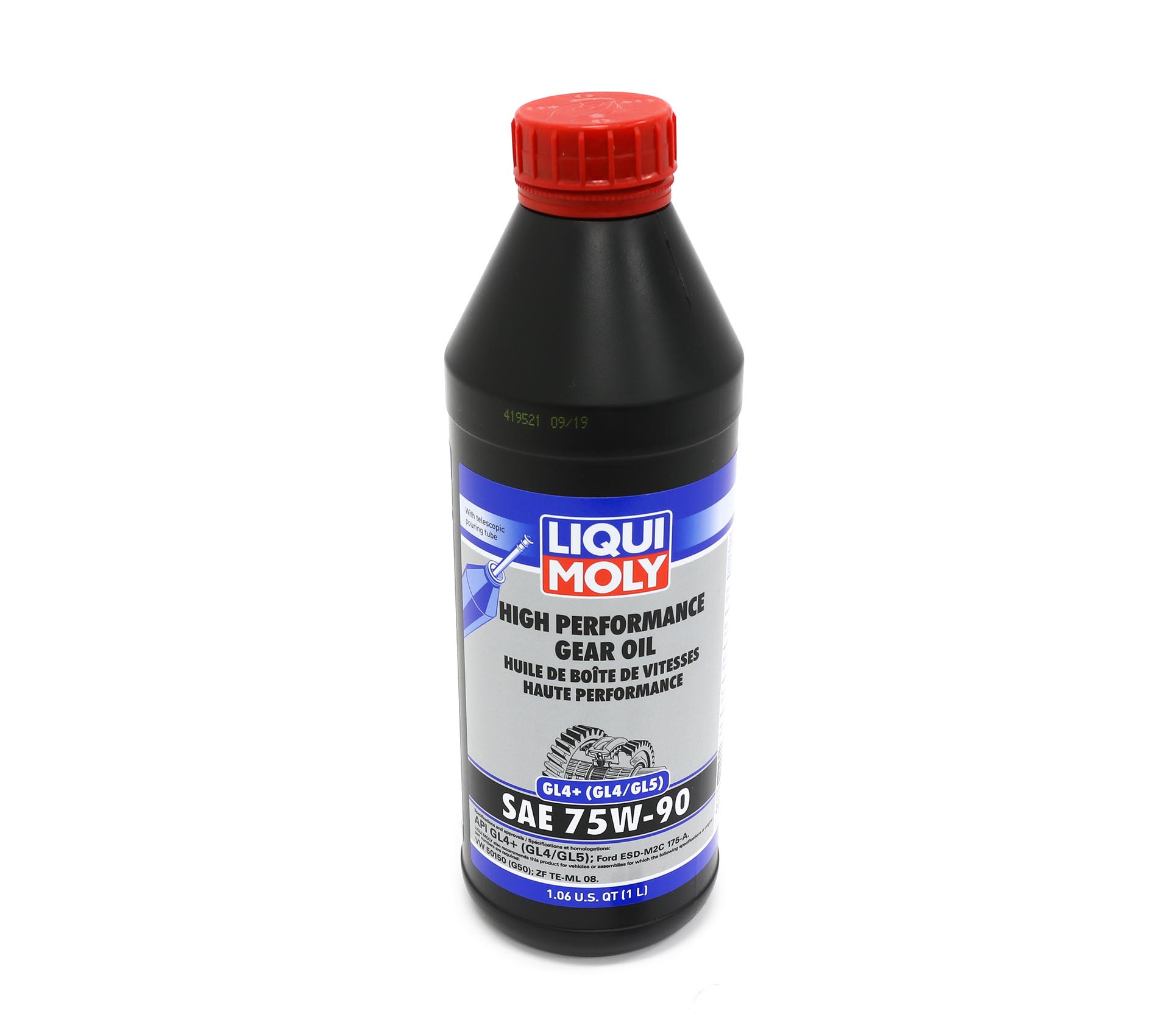 14_LIQUI MOLY 75w90 gear oil for VW GTI 6 speed