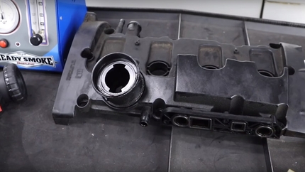 How To Check For Leaks On A Plastic Valve Cover With A Built-In PCV