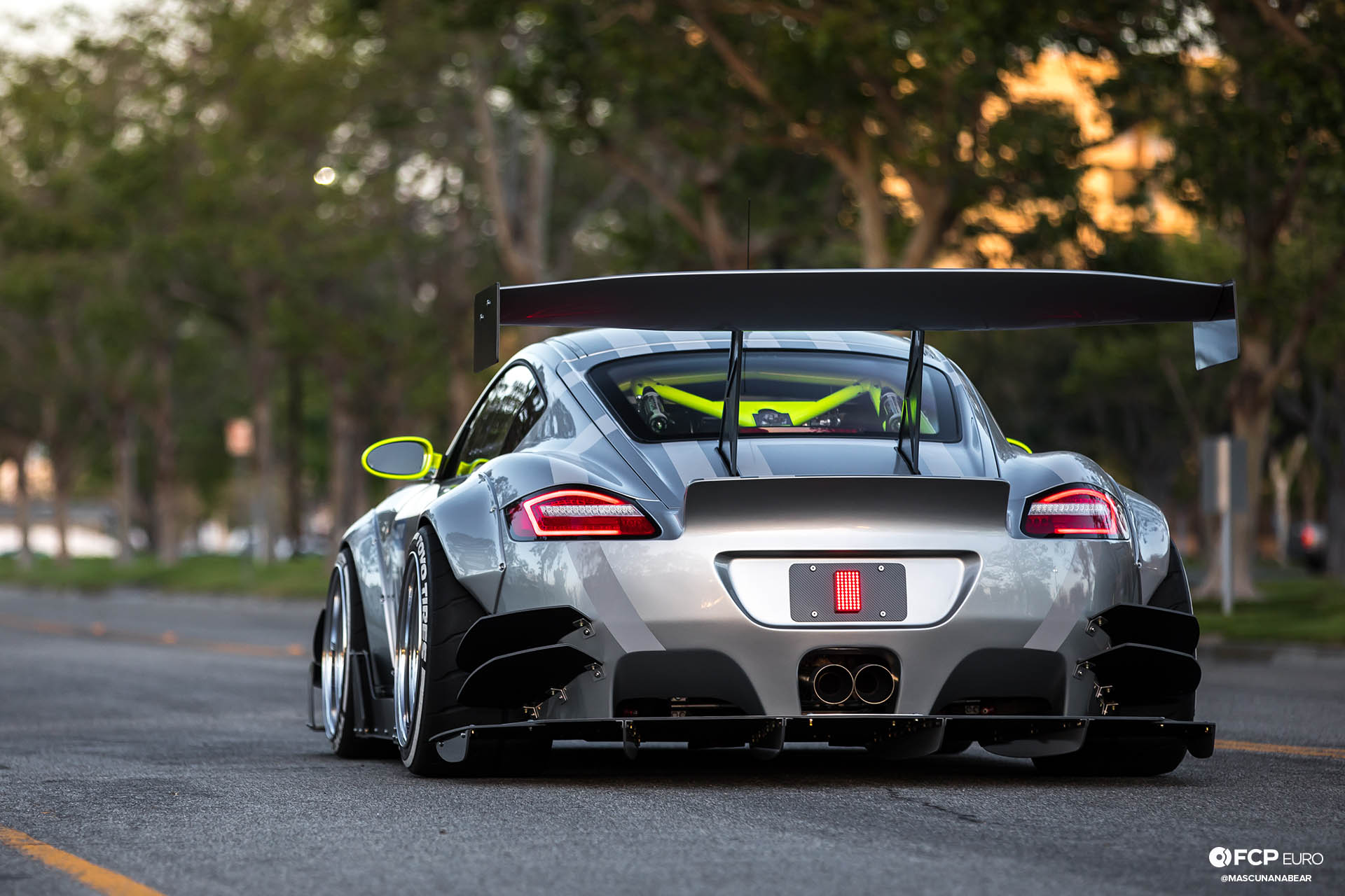 Pandem Widebody Porsche Cayman S Toyo Tires Moton Suspension Work Meister Tarett Brembo Voltex Recaro Dionne Mascunana 