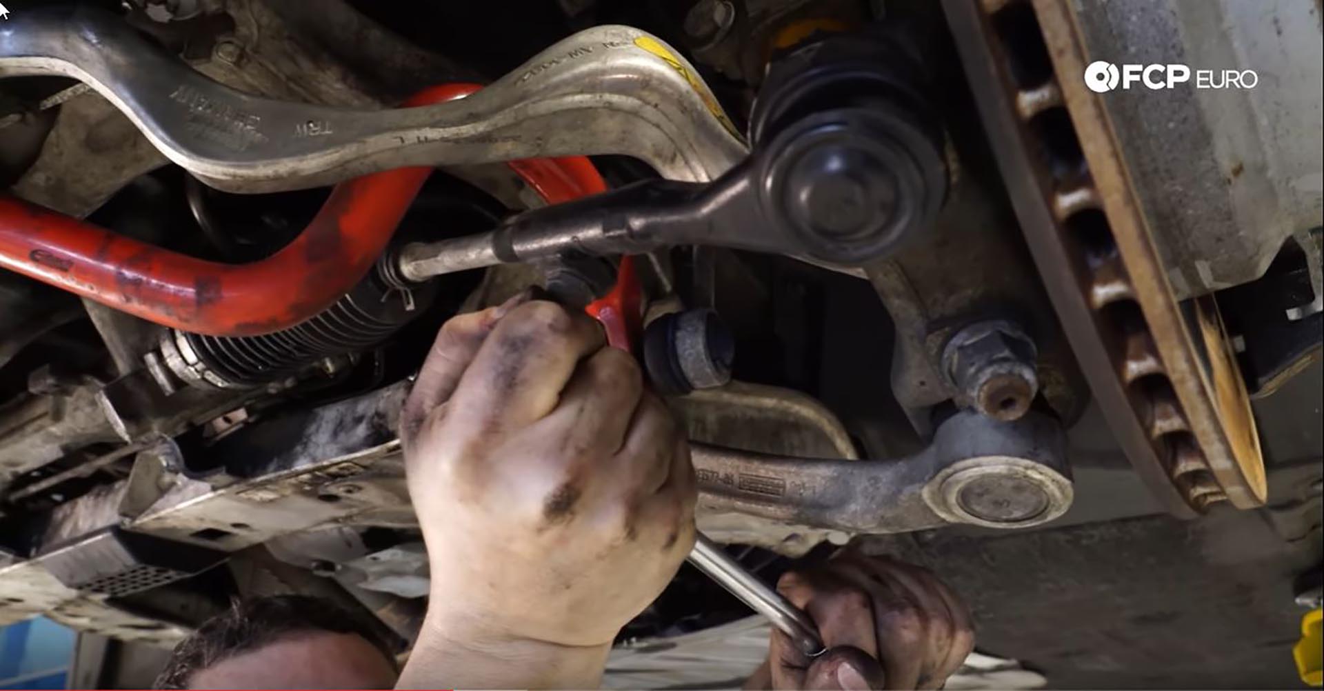 BMW Steering Rack loosening pinch bolt