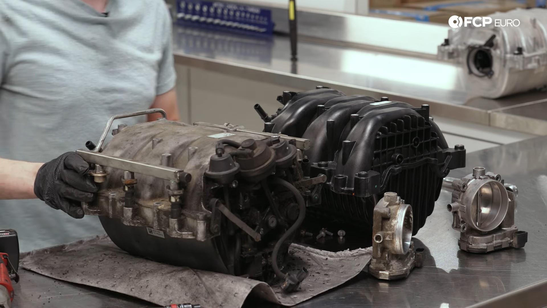 FCP_Euro_Mercedes_M272_M014_Composite_Intake_Manifold