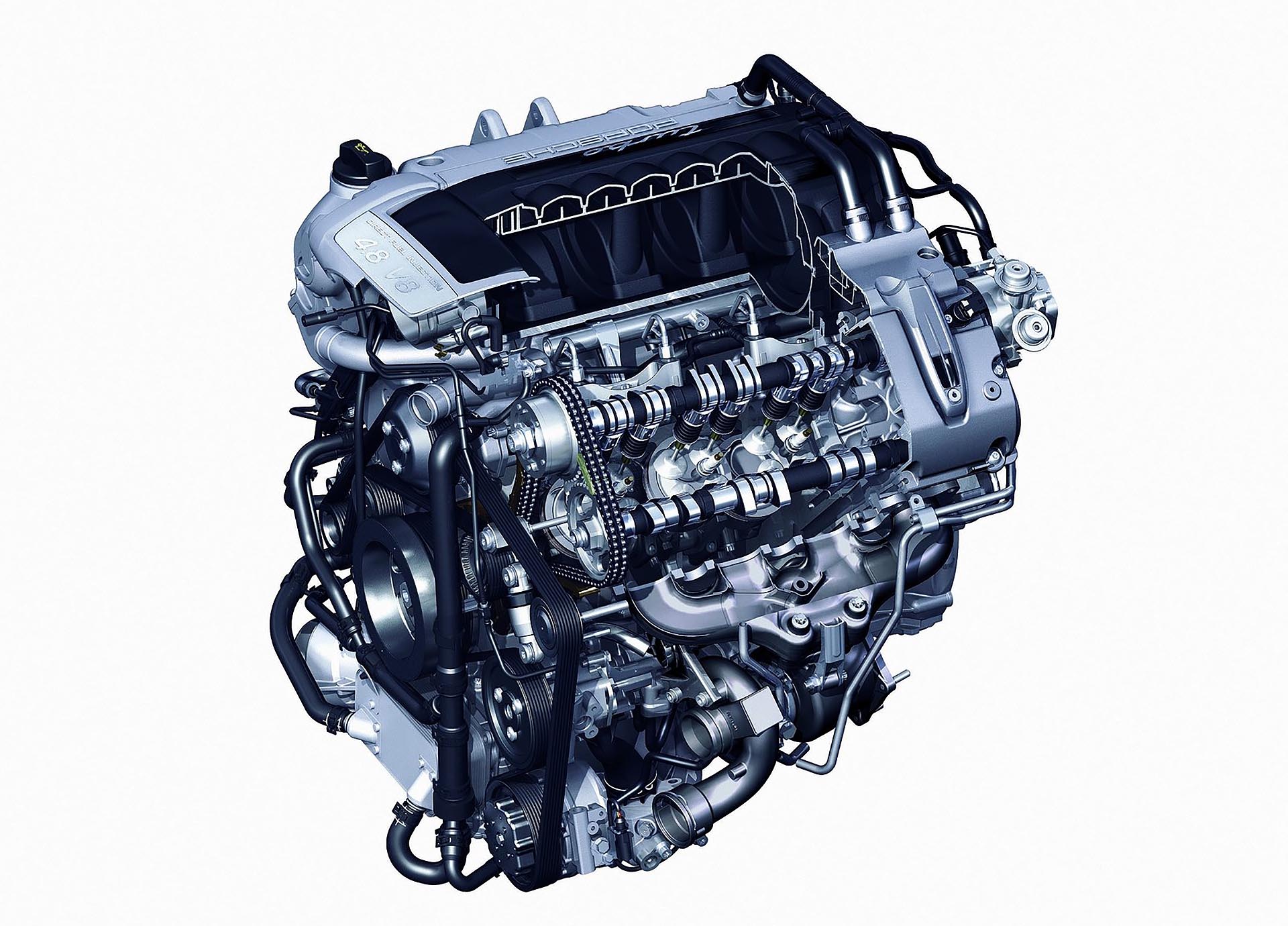 05_Porsche 957 Cayenne Turbo Engine DIagram