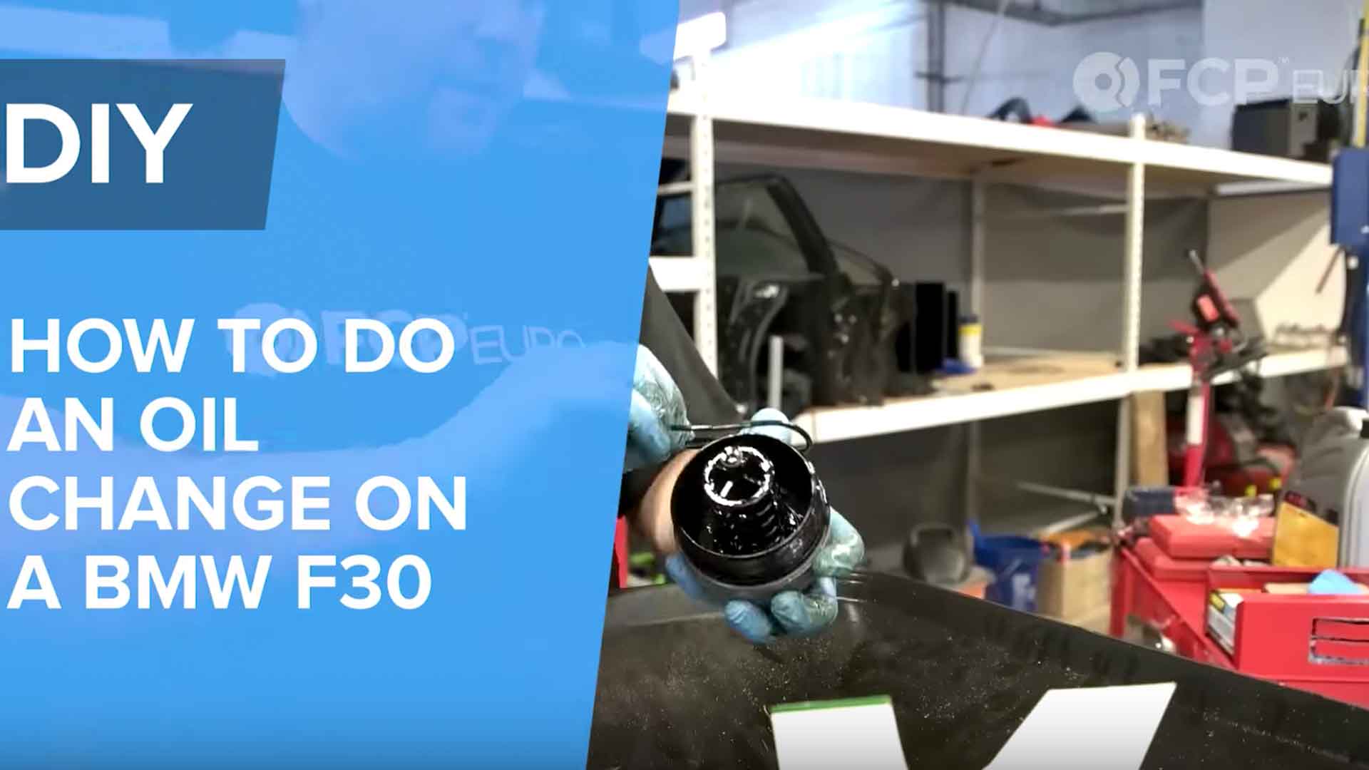 BMW F30 Oil Change