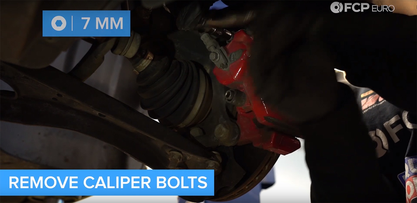 VW/Audi Brake Caliper Bolt Removal