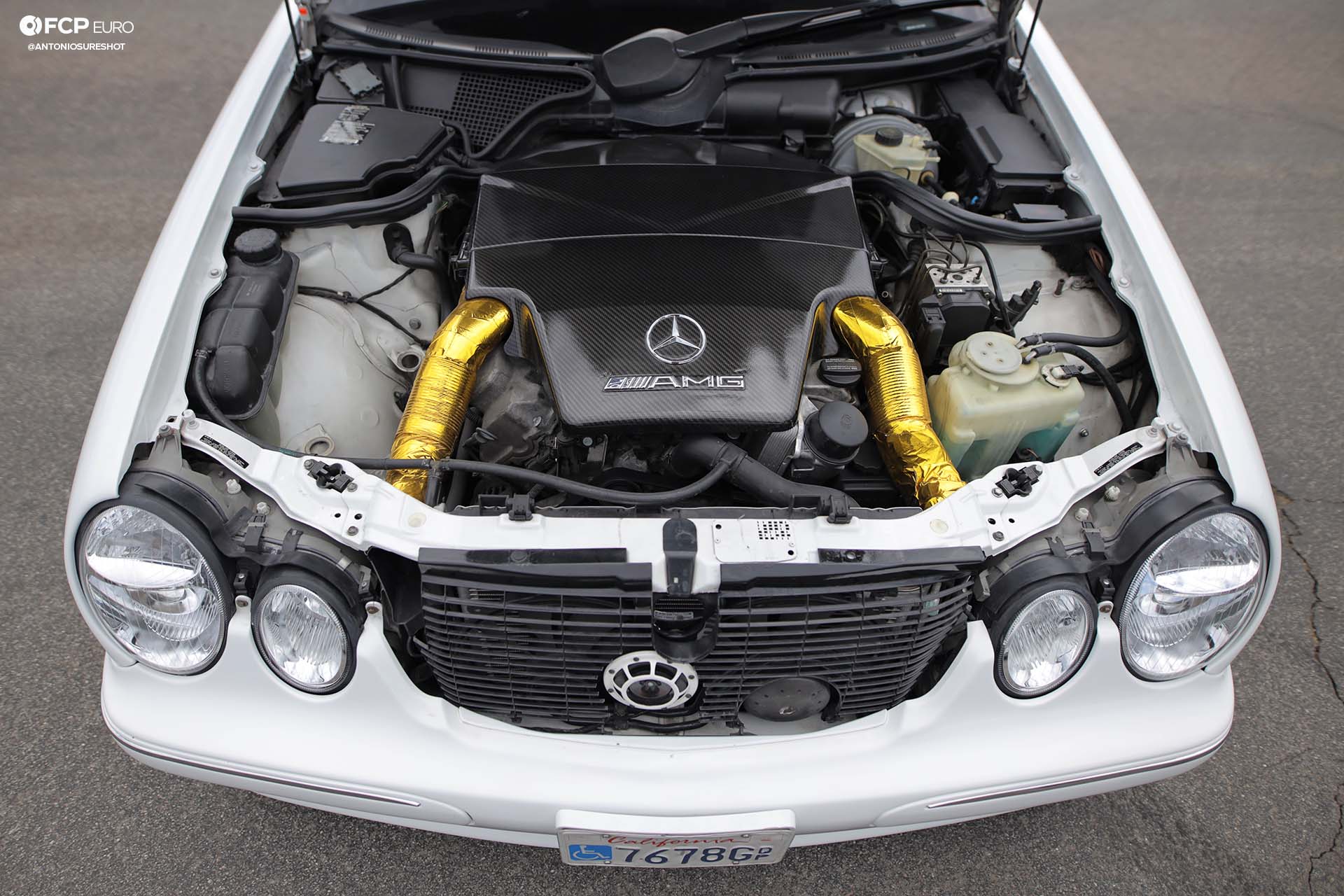 E320 Mercedes-Benz Estate wagon AMG E55 Engine Swap Bilstein Bosch