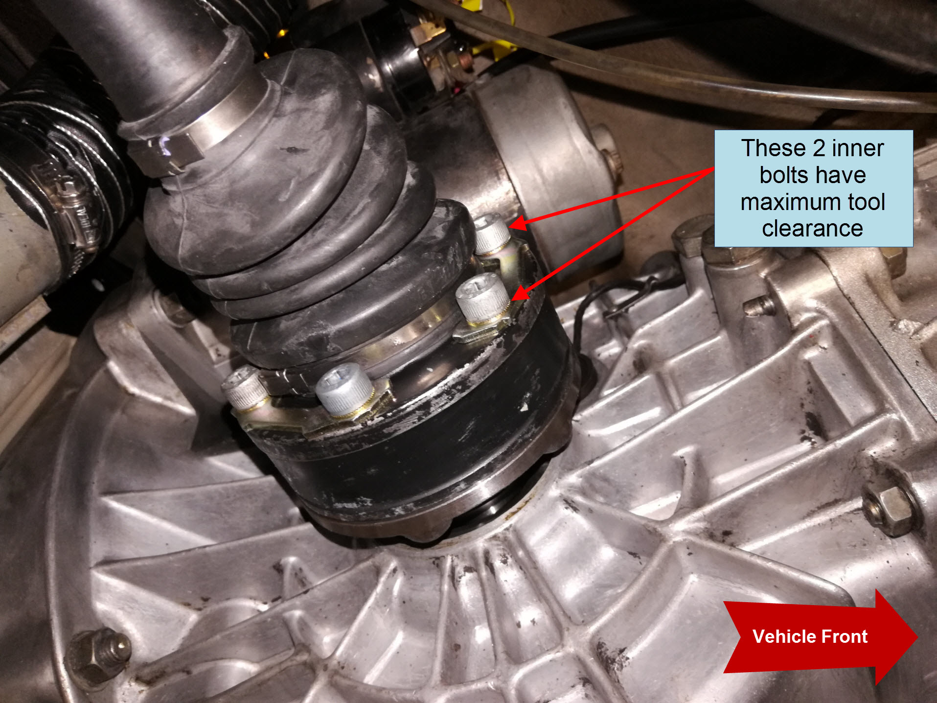 Air-cooled Porsche 911 inner CV joint.
