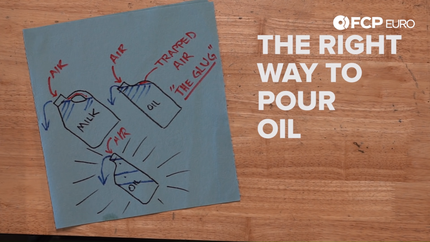 Here's Why You've Been Pouring Oil The Wrong Way