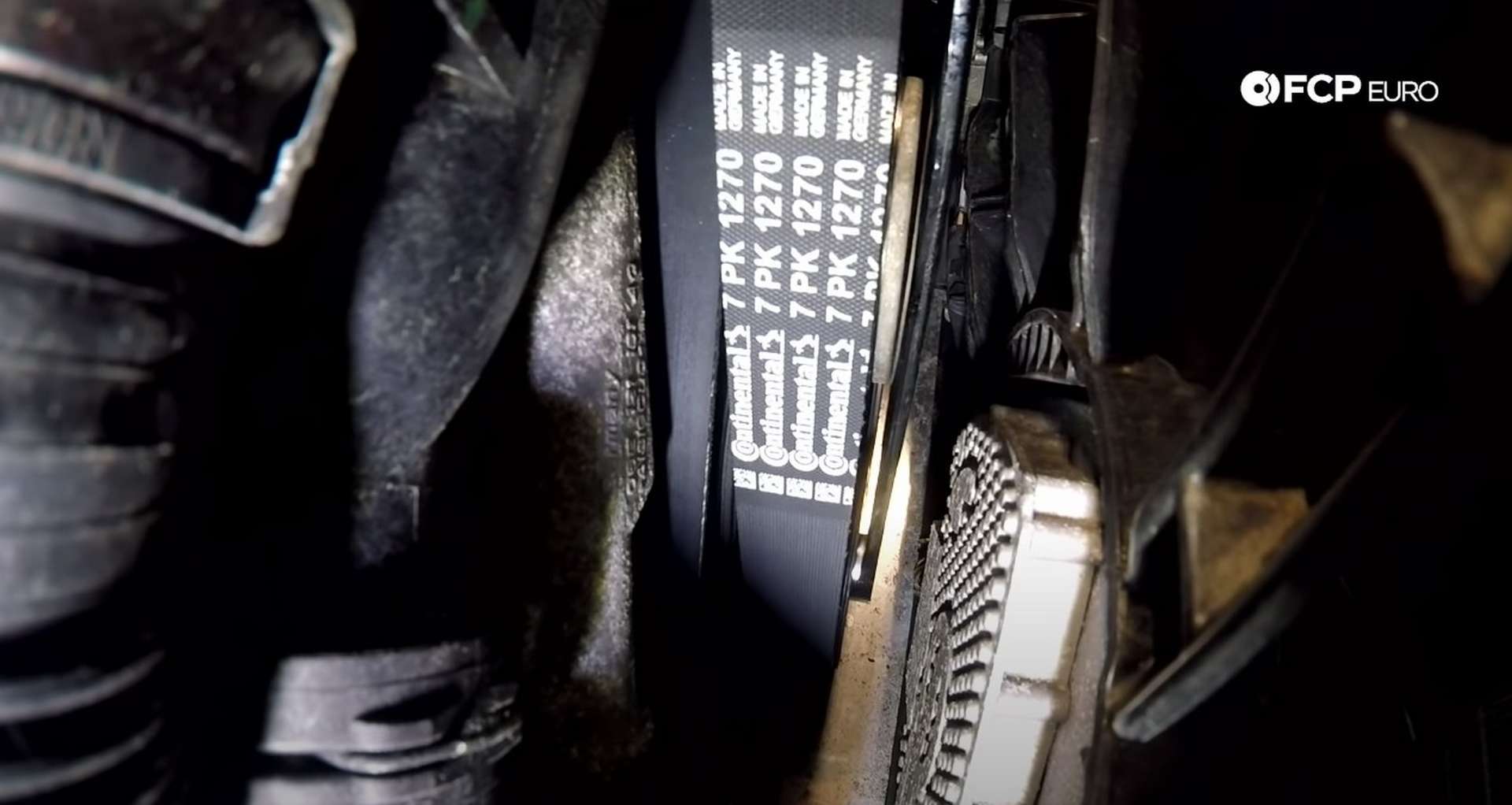 DIY Audi 3.0T PCV/AOS Replacement relieving the tensioner's tension