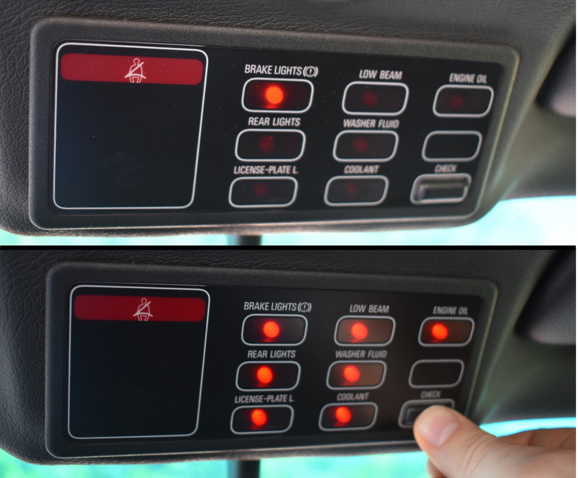 BMW E30 Buyers Guide Check Panel