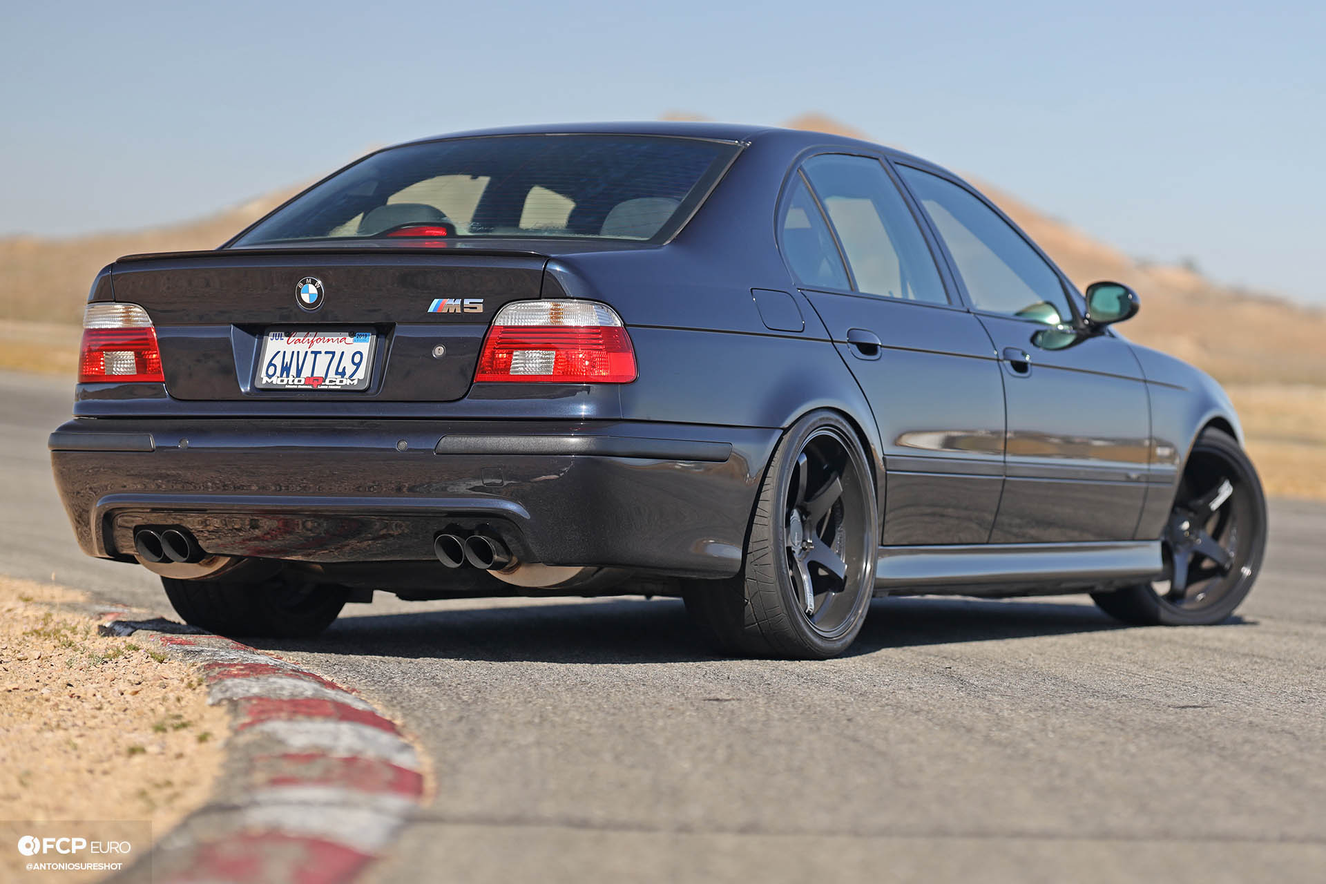E39 BMW M5 S62 MotoIQ Advan Wheels KW Suspension Stoptech