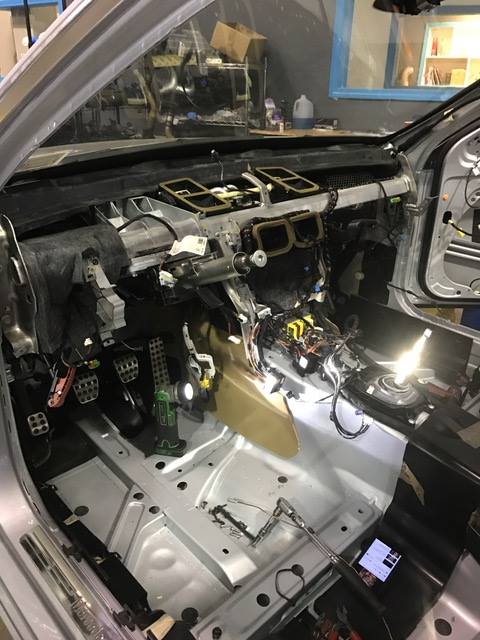 Mercedes C300 Race Car Update - Stripping the Car