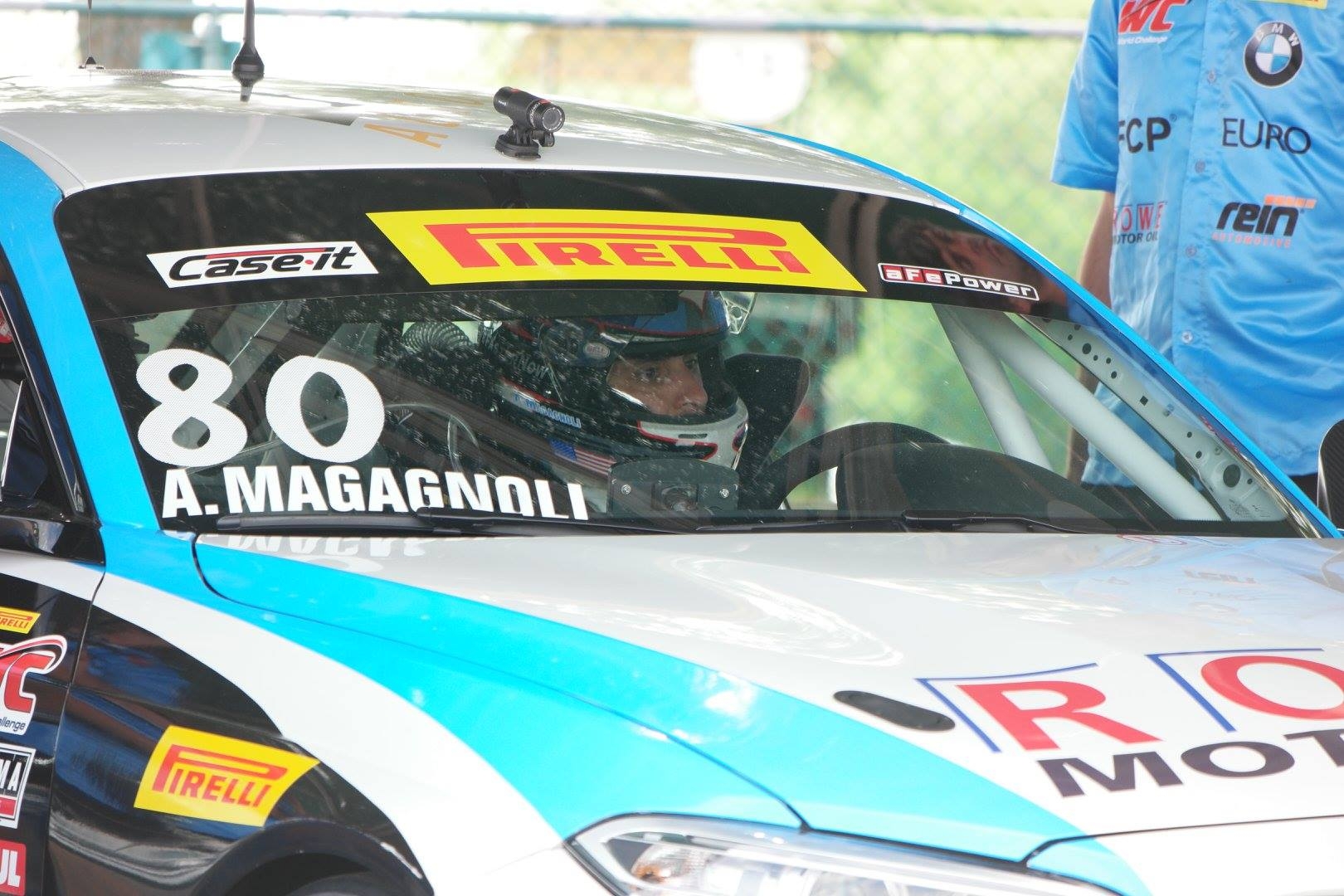 Anthony Magagnoli Behind The Wheel