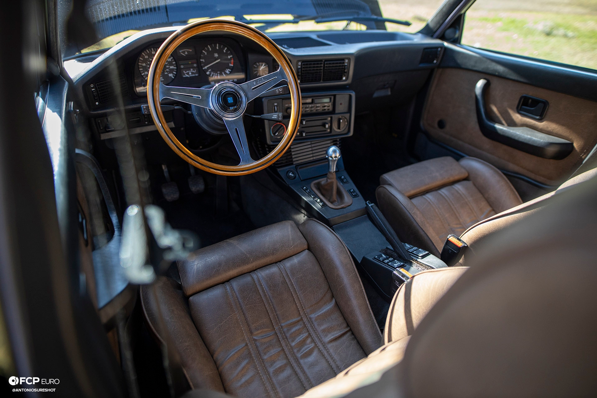 BMW E28 M60B40 V8 Engine Swap 535i Interior