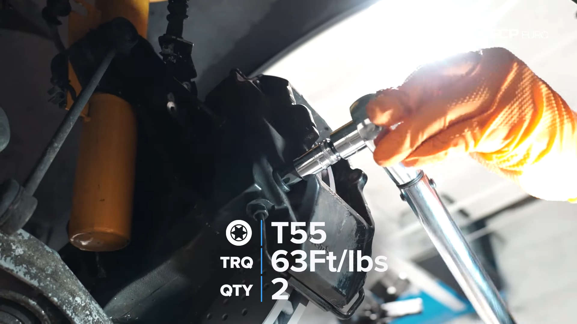 Porsche 996 911 Front Brakes Replacement Caliper Bolt Install