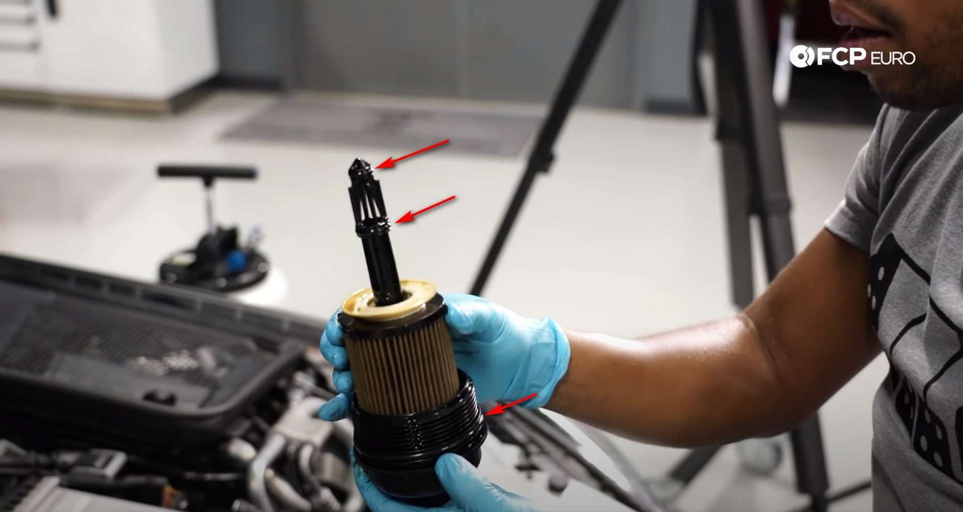 DIY Mercedes M274 Oil Change removing the o-rings