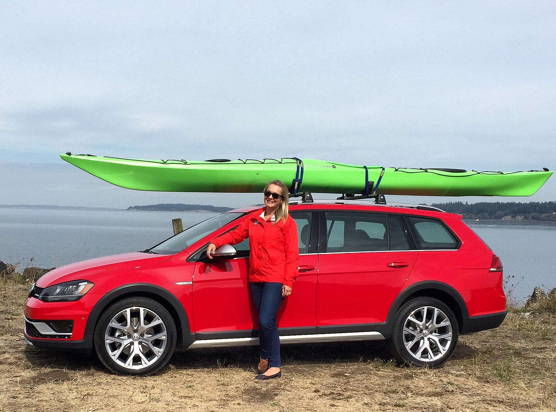 Megan with Alltrack at launch
