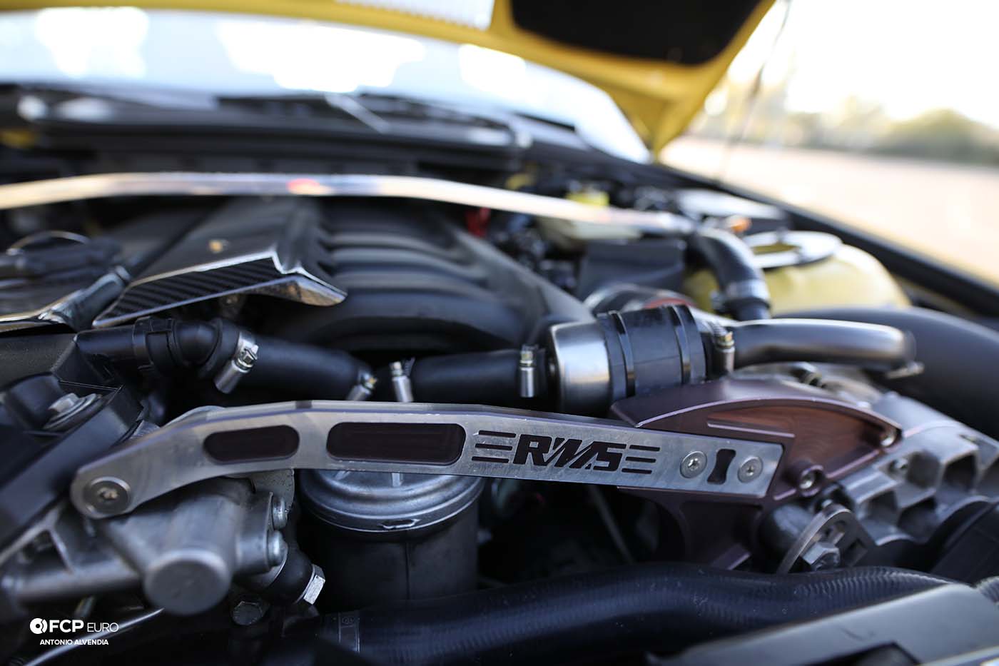 RMS bracket for S52 M3 supercharger