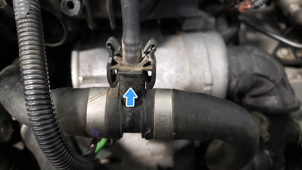 Volvo V60 P3 Water Pump Replacement Wiring Clip