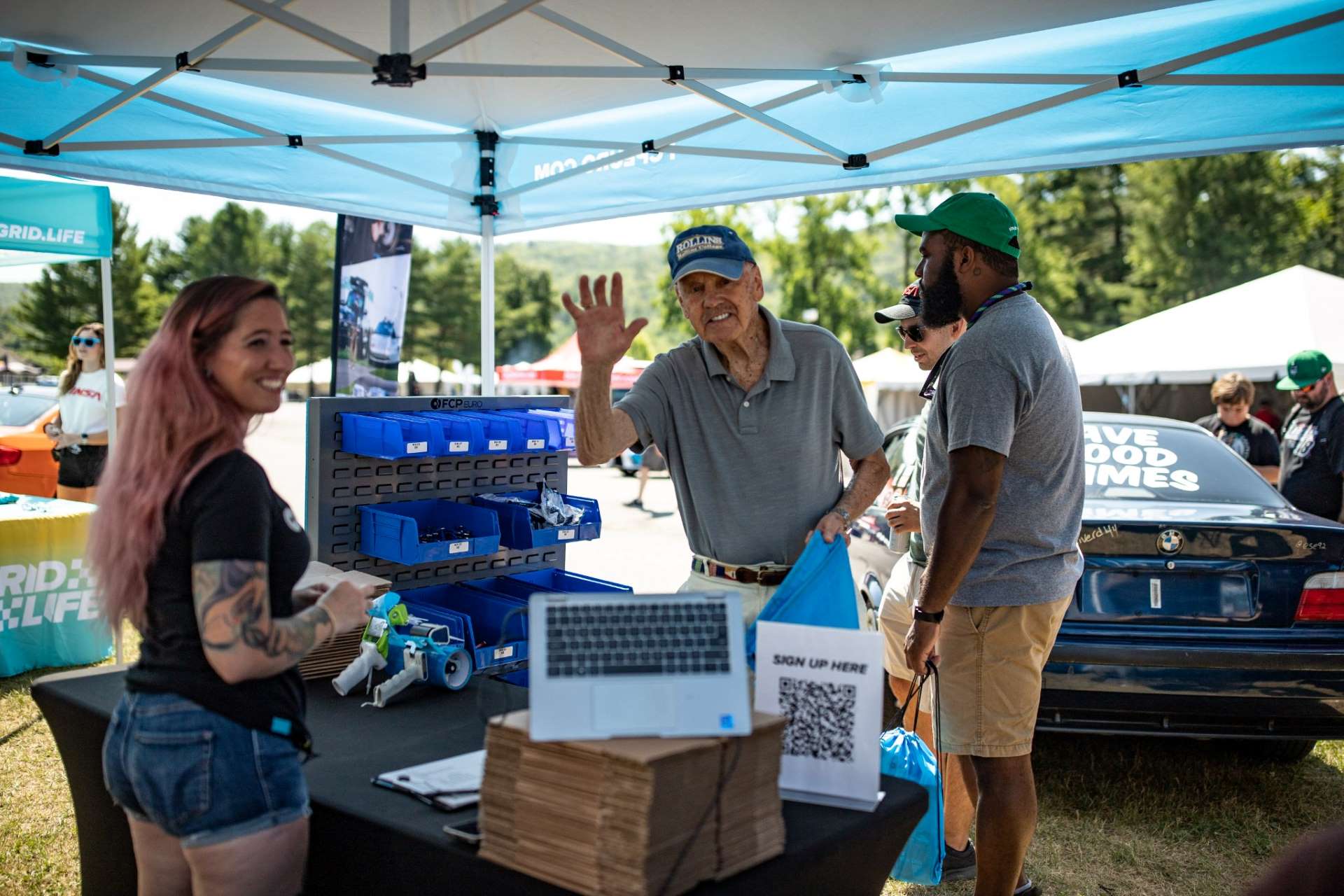 2022 FCP Euro Company Picnic booth interaction