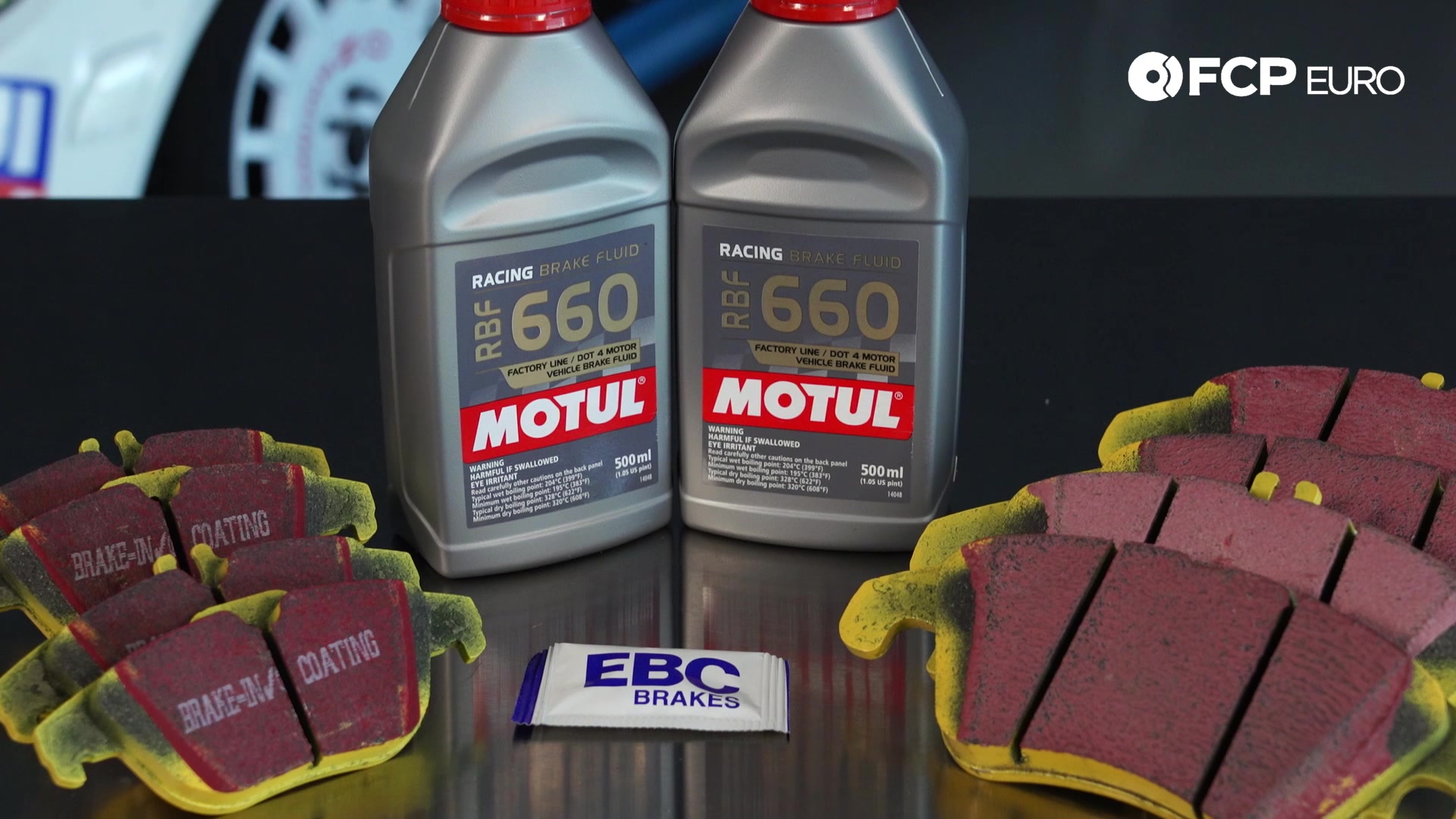 Mercedes-Benz W204 EBC Yellowstuff Brake Pad Upgrade Kit Closeup