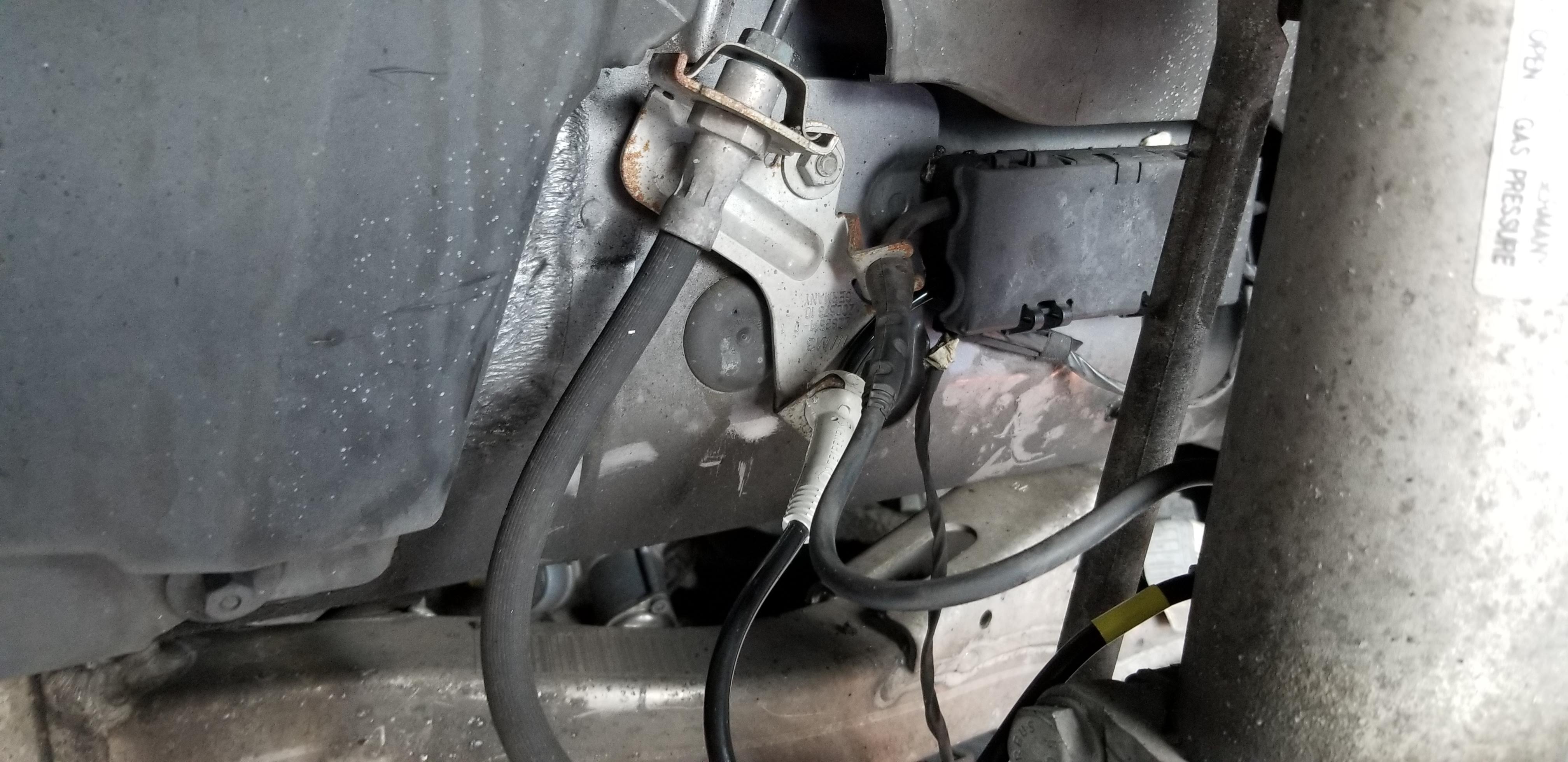 Step 4 - front abs wheel speed sensor