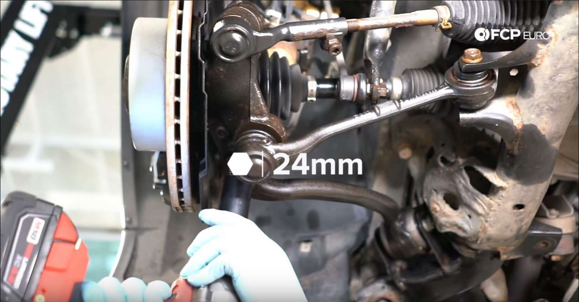 BMW Front Suspension Refresh ball joint nut
