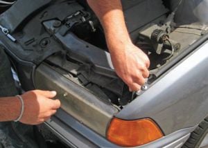 Removing corner light