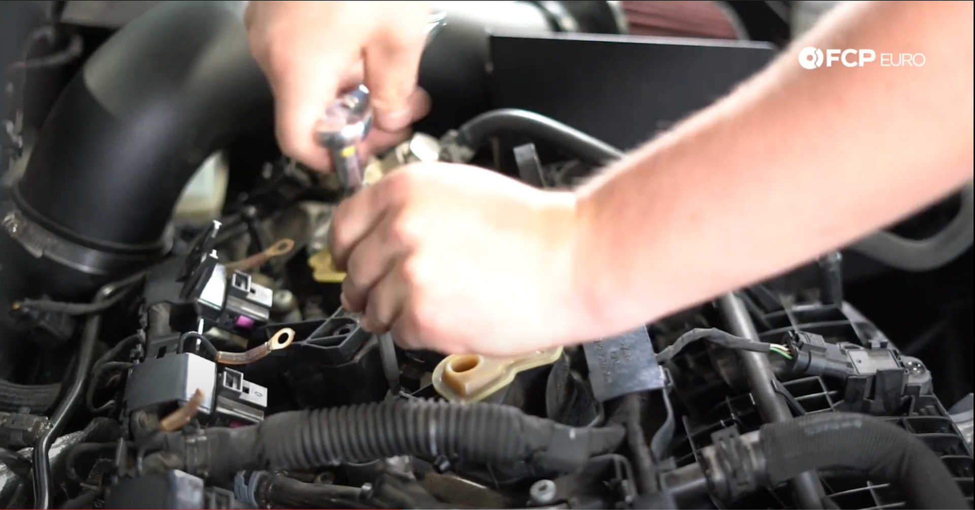 DIY VW GTI PCV Replacement removing the PCV housing fasteners