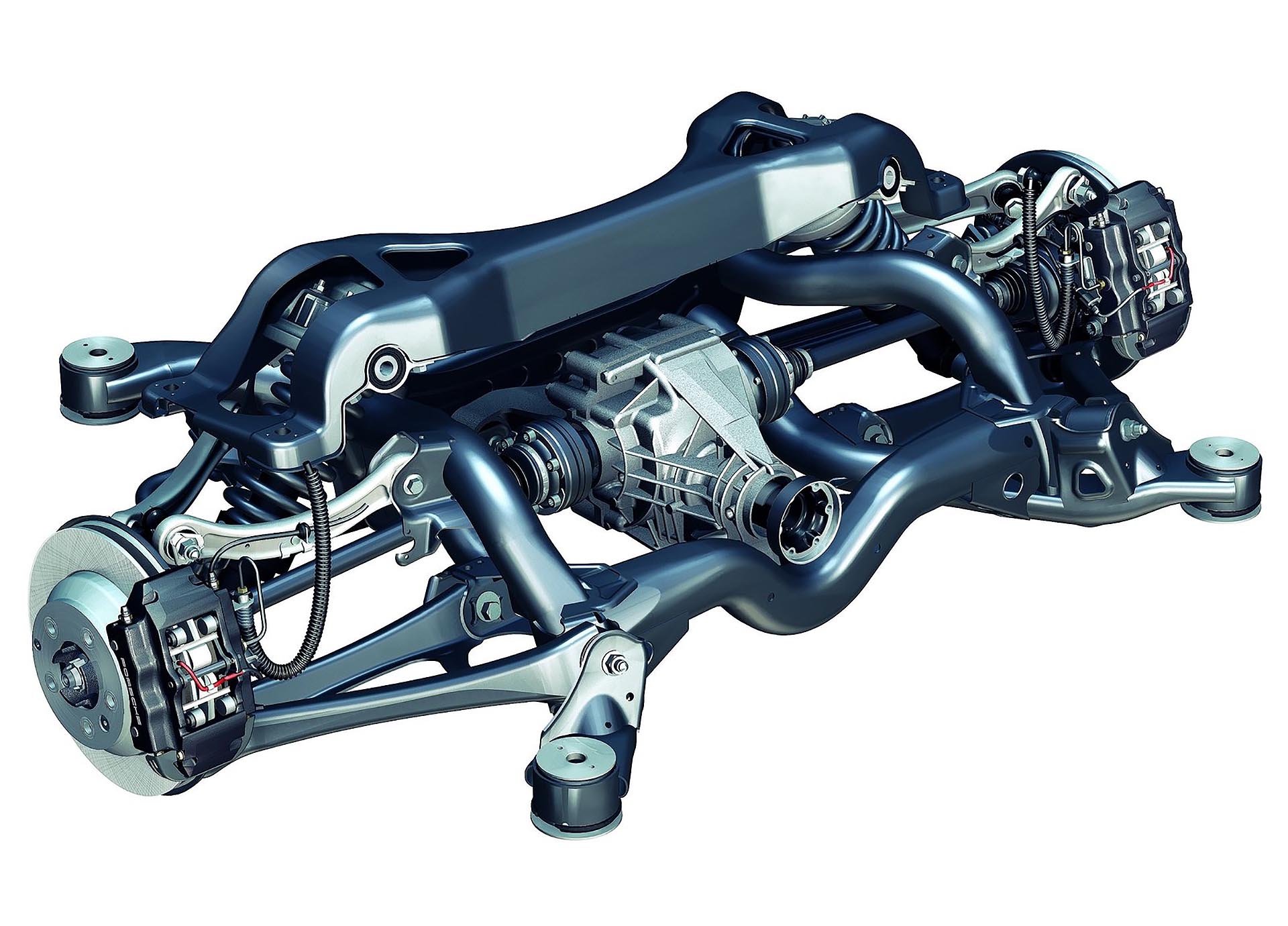 03_9PA Porsche 955 957 Cayenne rear subframe and axle diagram