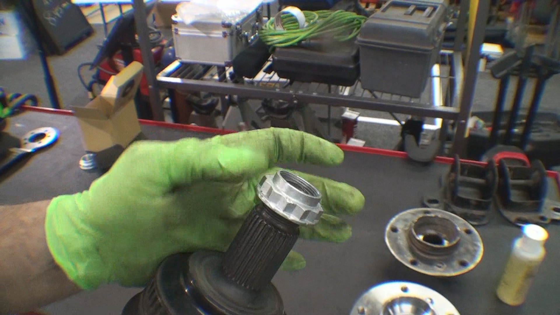 Axle Nut Inspection
