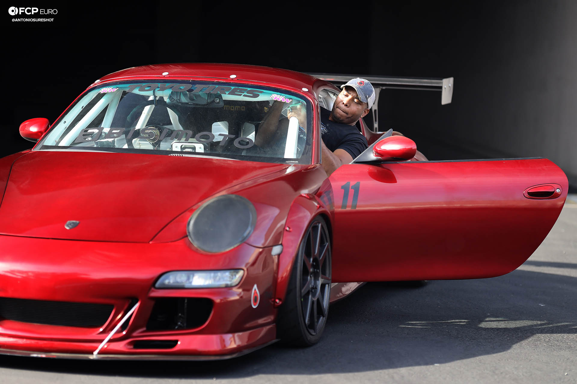 Bisimoto AEM Infinity Porsche Boxster 986 Twin Turbo Center Seat with 997 GT3 facelift