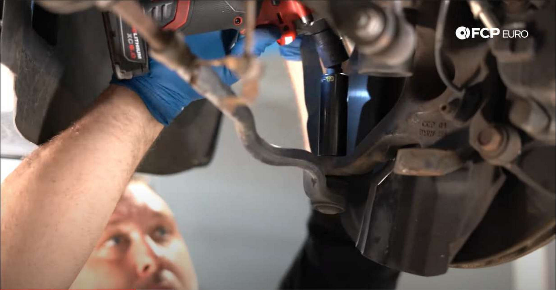 DIY BMW Front Suspension Refresh removing tie rod end