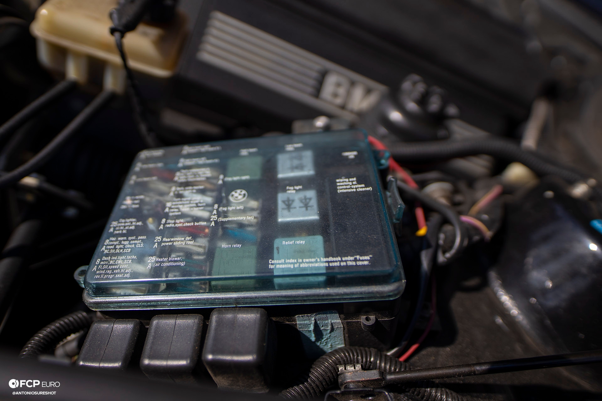 BMW E28 M60B40 V8 Engine Swap 535i Fuse Box