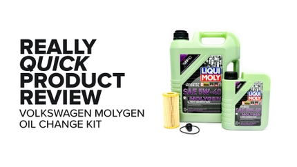 MK7 Volkswagen (GTI, Tiguan, Golf R, & More) Molygen Oil Change Kit - Symptoms And Product Review