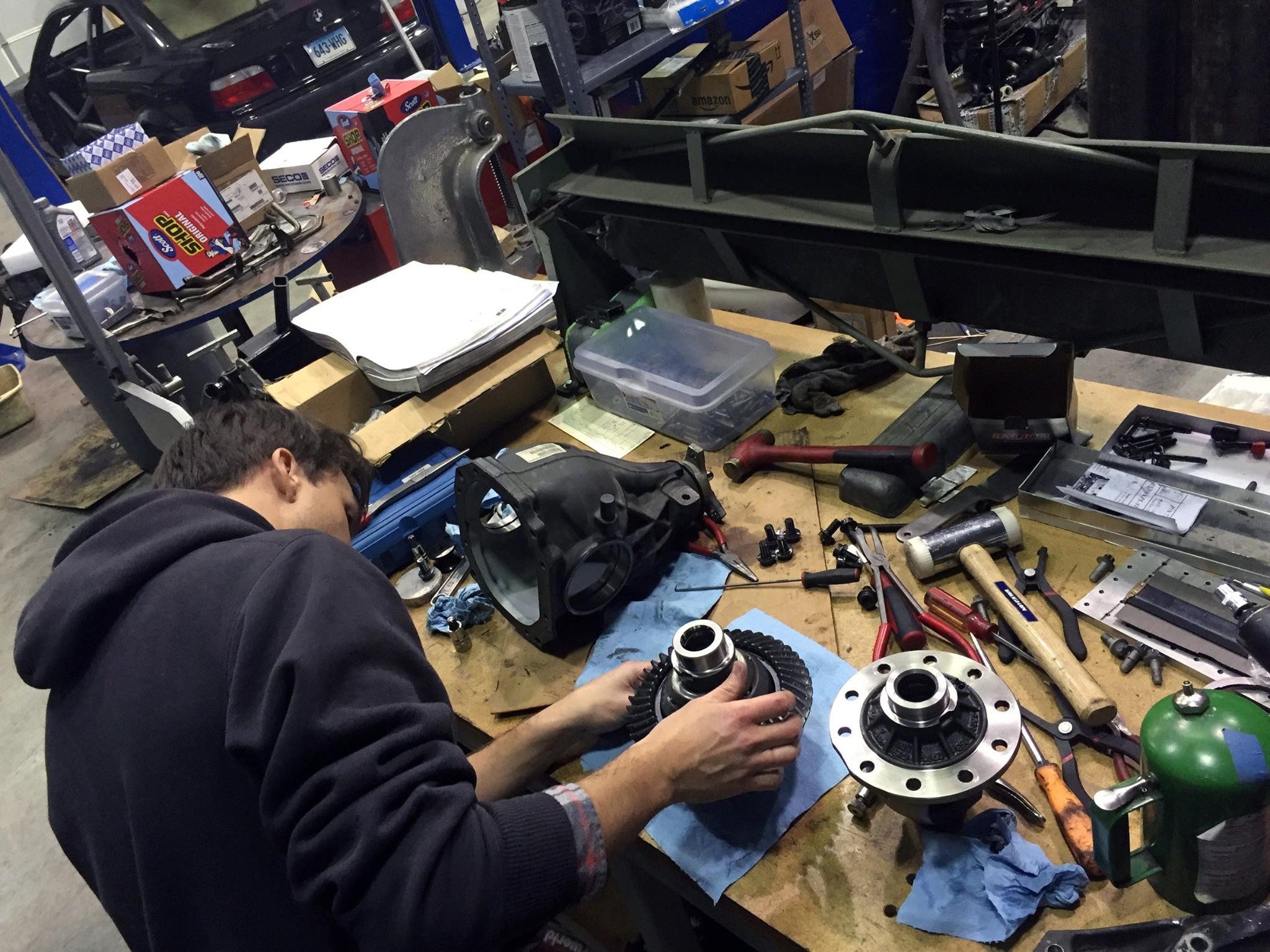 Mercedes C300 Race Car Update - Differential Rebuild and Install