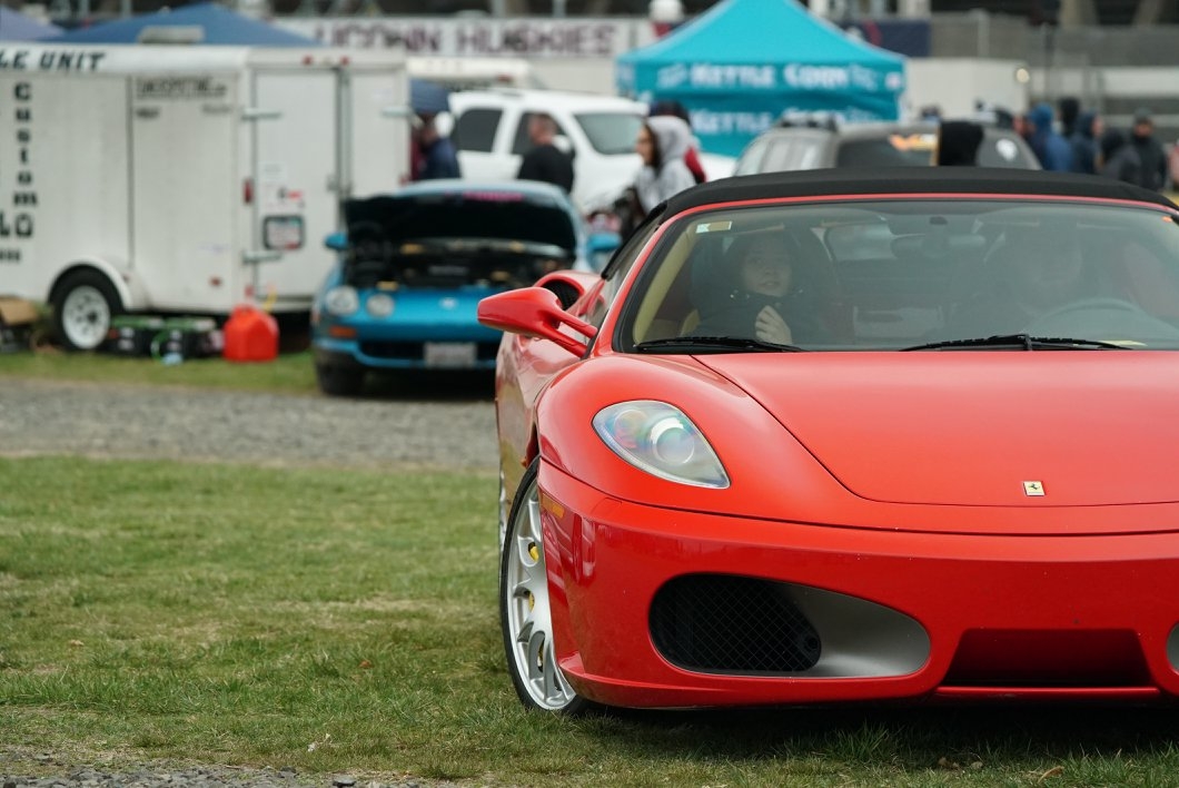 It's a Red Ferrari