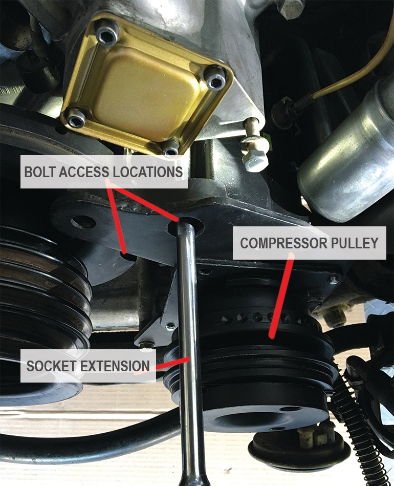 Mercedes Compressor Front View