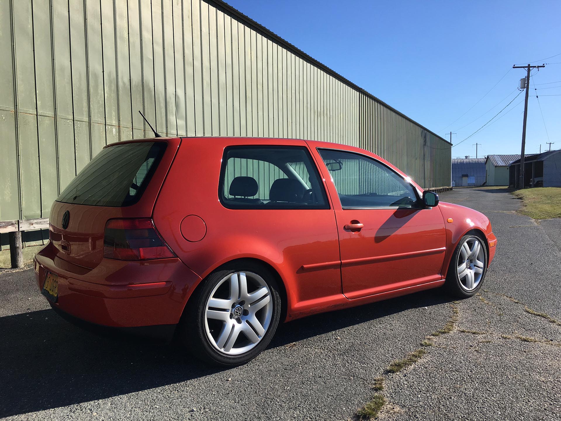 01_Tropic Orange Mk4 GTI GLX VR6 rear