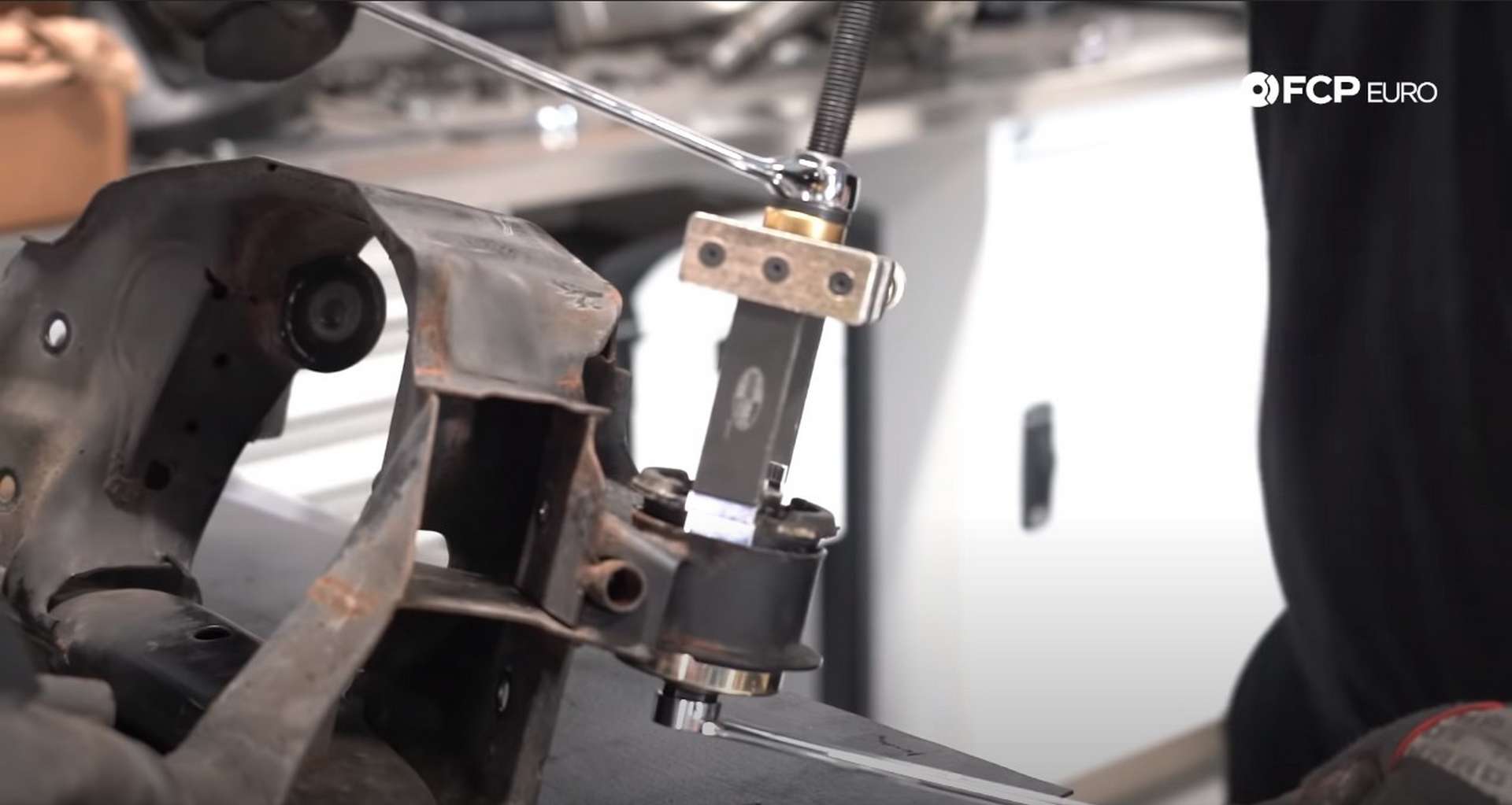 DIY E46 BMW M3 Rear Subframe Refresh Part 2 removing the subframe mount bushings