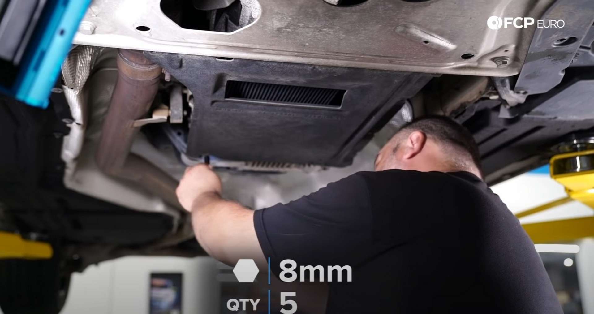 DIY BMW ZF 8HP Oil Change removing the splash shield